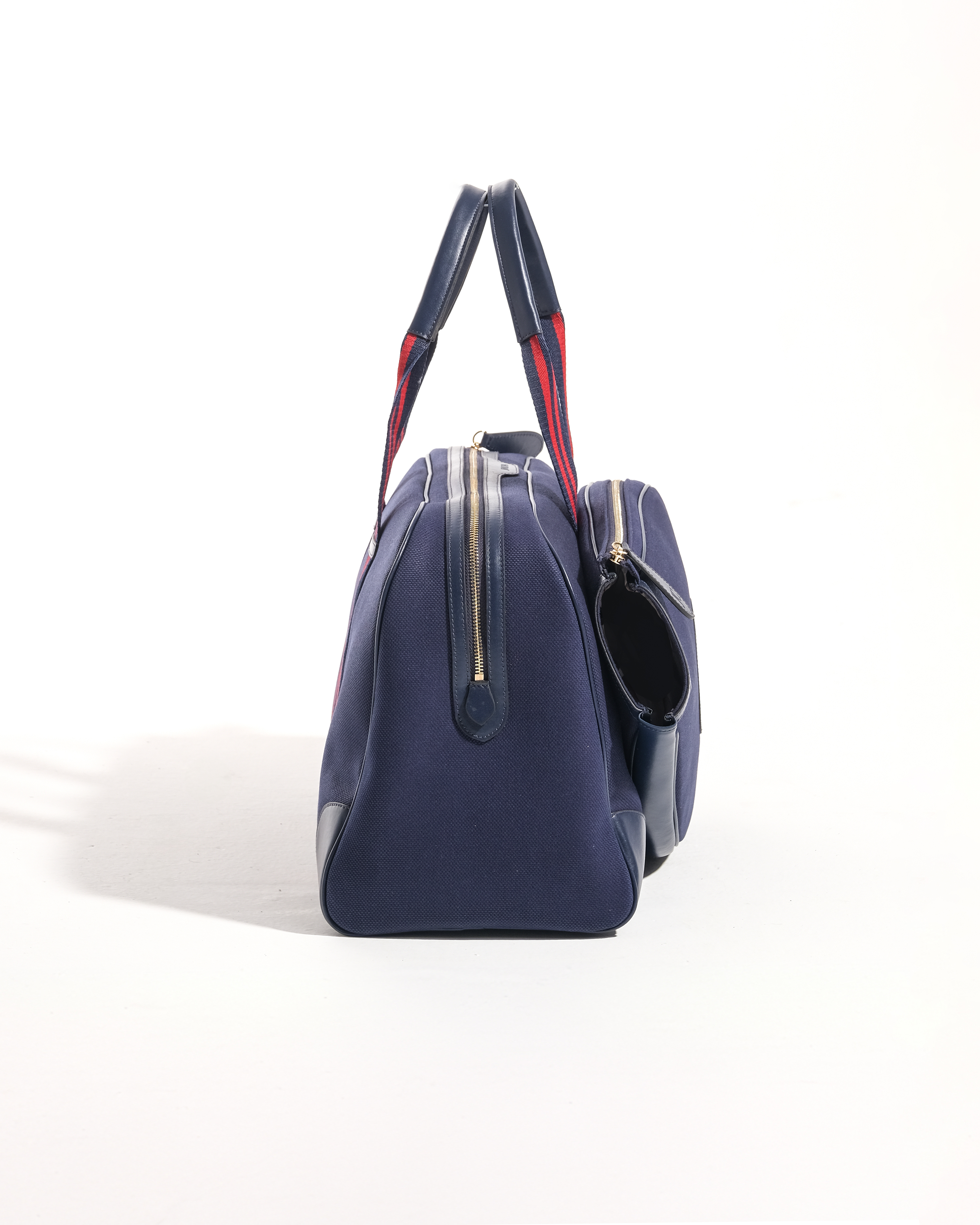 Tennis Bag - Navy & Navy with Navy - Bordeaux Strap