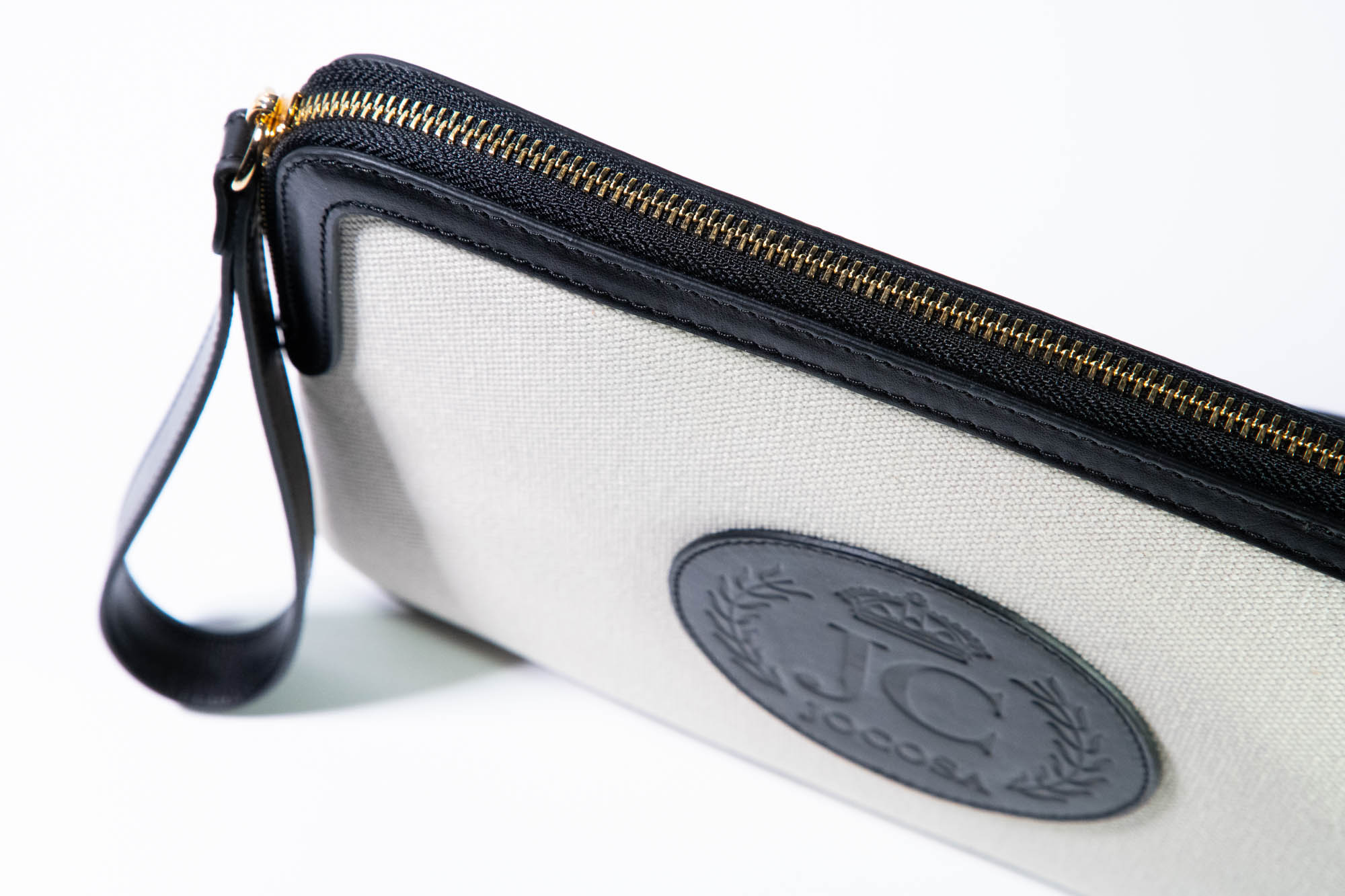 Clutch Bag - Ivory & Black