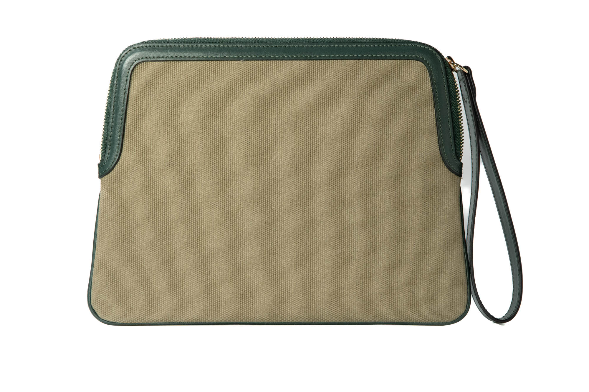 Clutch Bag - Khaki & Green