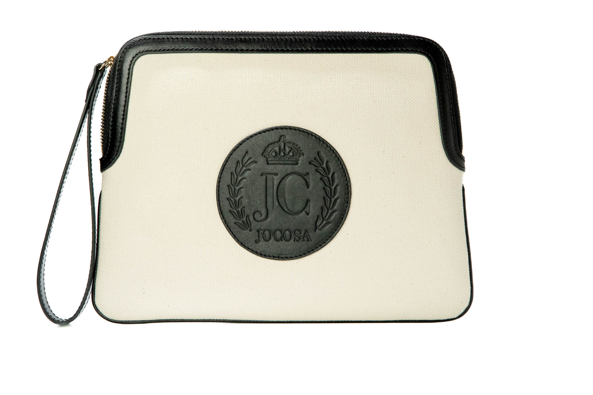 Clutch Bag - Ivory & Black