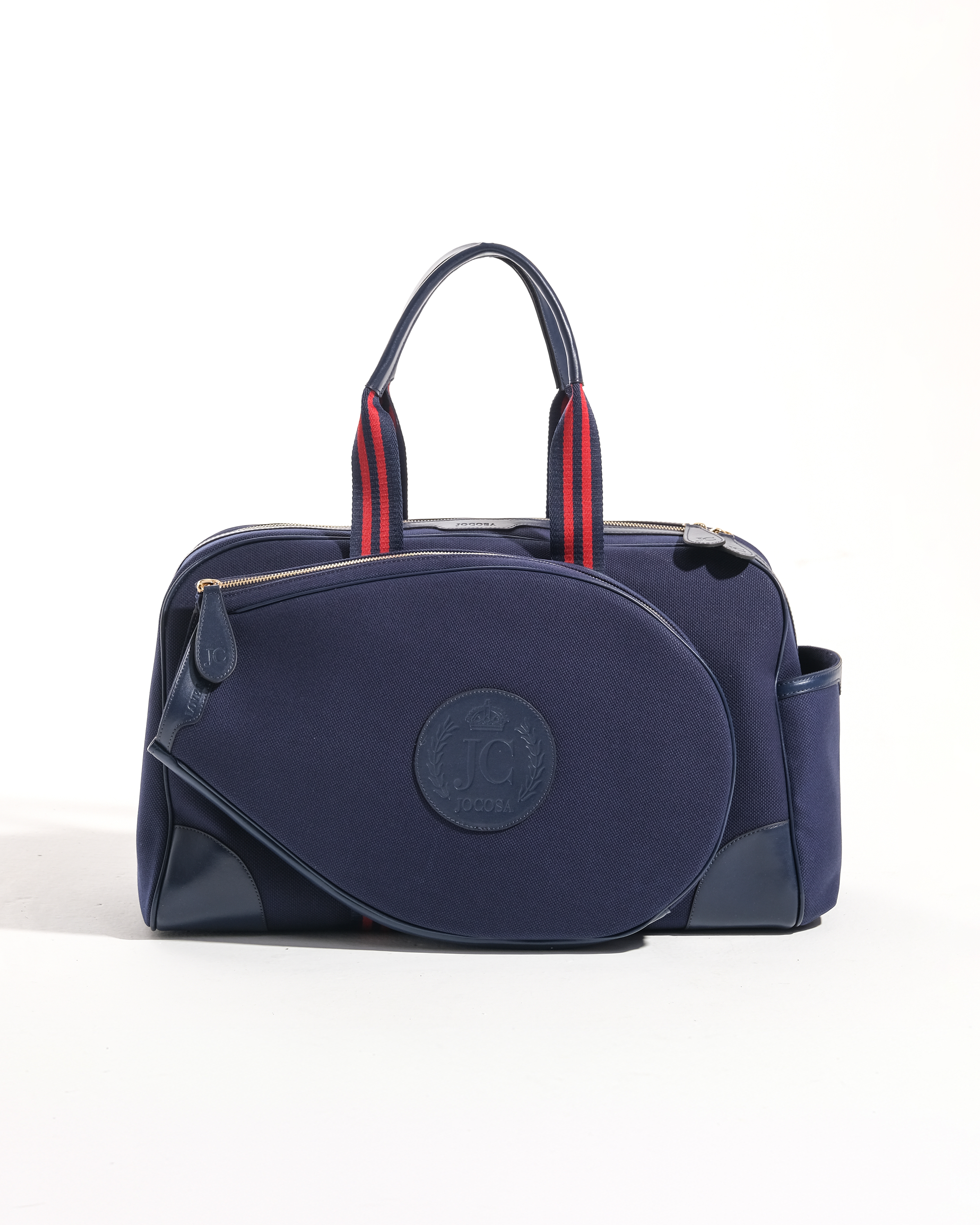 Tennis Bag - Navy & Navy with Navy - Bordeaux Strap